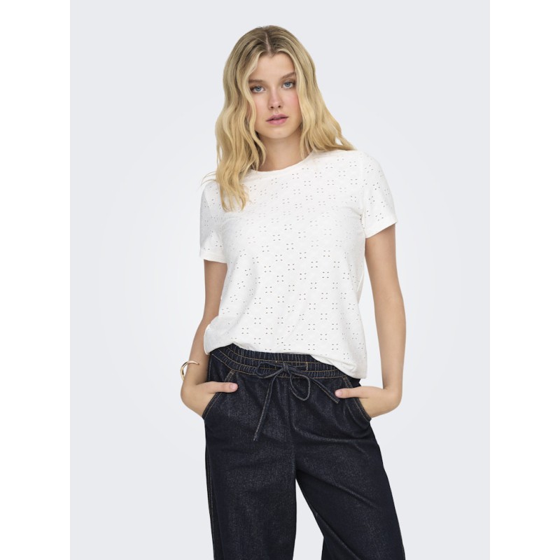 JDY Cathinka Top - Cloud Dancer