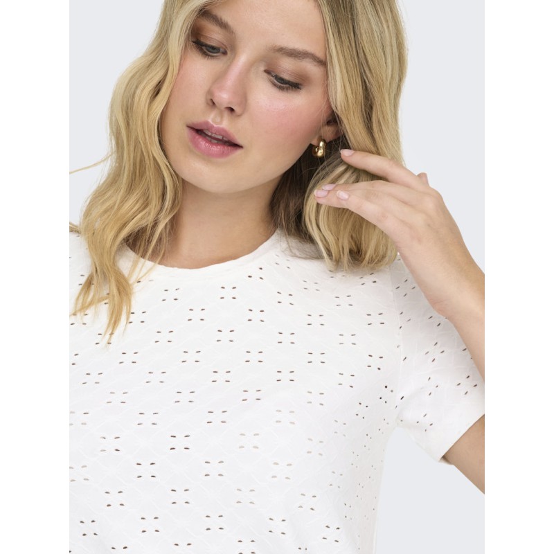 JDY Cathinka Top - Cloud Dancer