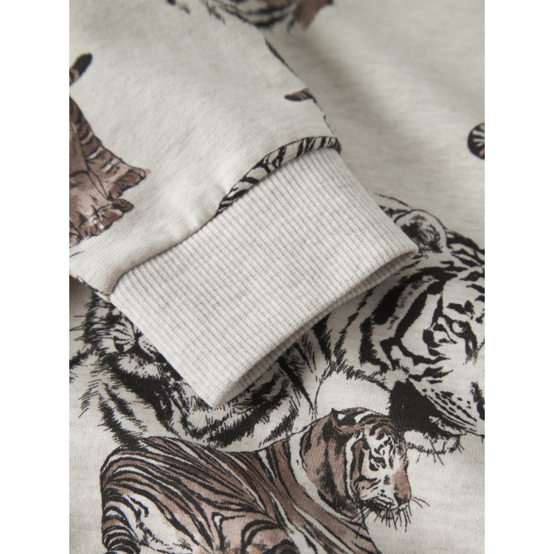 NAME IT Mini Thorne L/S Sweatshirt - Peyote Melange