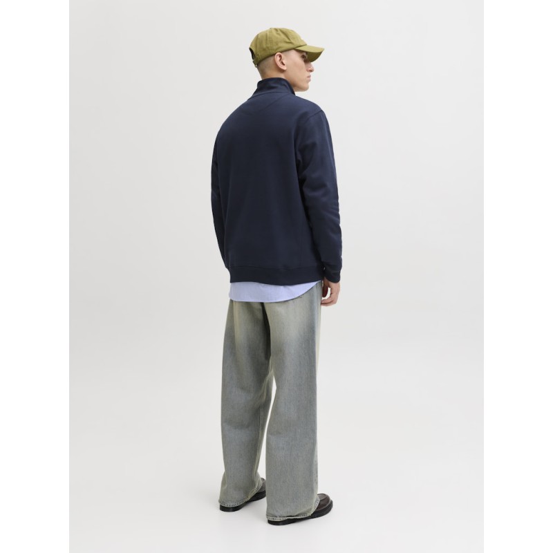 JACK & JONES Norrebro Broderet Sweatshirt - Sky Captain