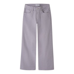 NAME IT KIDS Rose Brede Twill Bukser - Lavender Gray