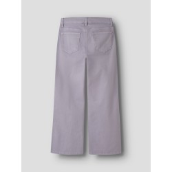 NAME IT KIDS Rose Brede Twill Bukser - Lavender Gray