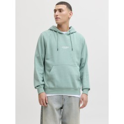 JACK & JONES Soho Hoodie - Mineral Blue