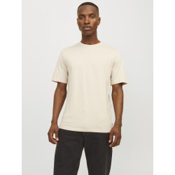 JACK & JONES Organic Basic T-shirt - Moonbeam