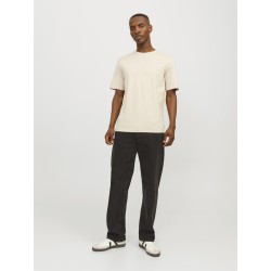 JACK & JONES Organic Basic T-shirt - Moonbeam