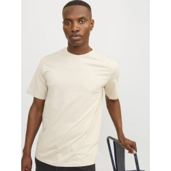 JACK & JONES Organic Basic T-shirt - Moonbeam