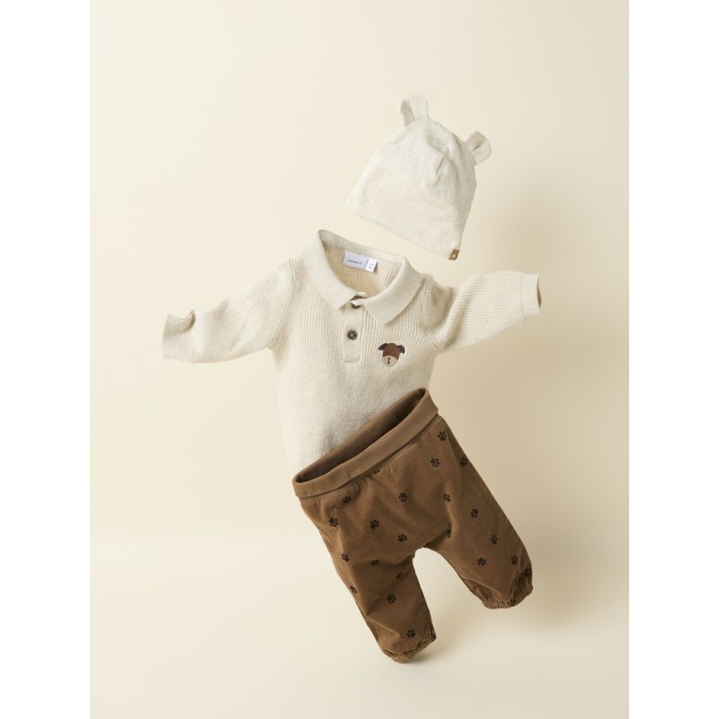 NAME IT Baby Tommi Bukser - Toasted Coconut