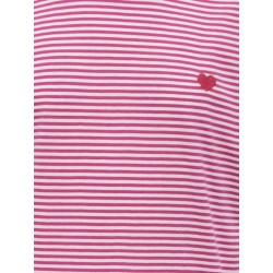KIDS ONLY Pisa Maiken Crop S/S T-shirt - Cloud Dancer/Magenta