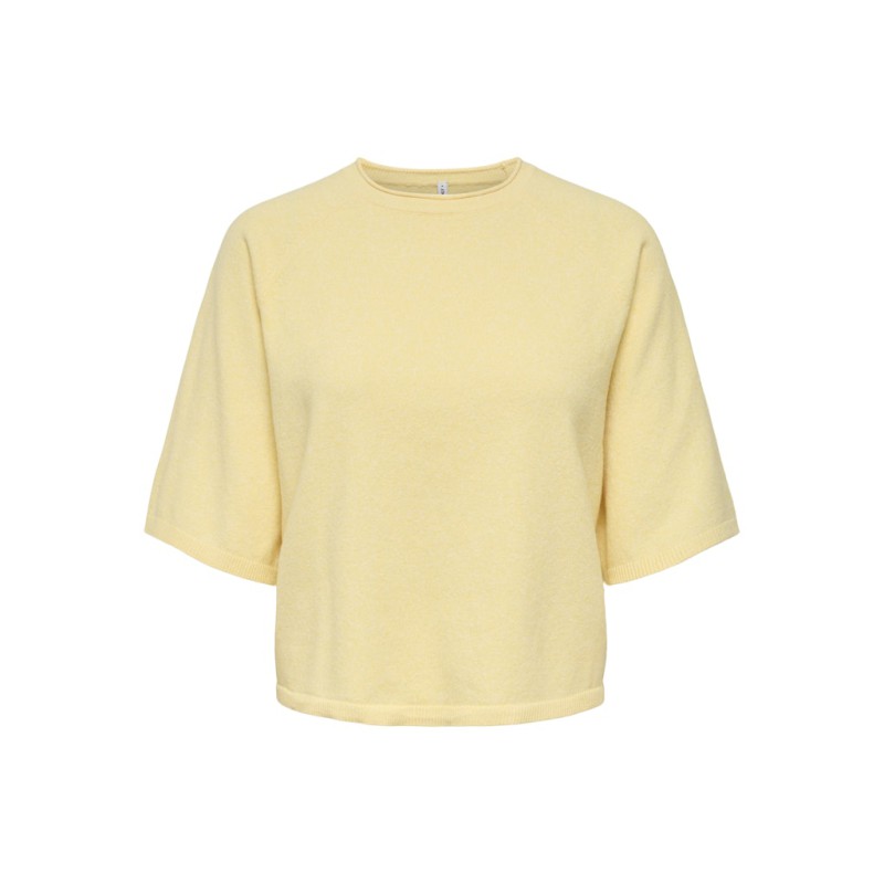 ONLY Loyal 2/4 Strik Pullover - Sunlight