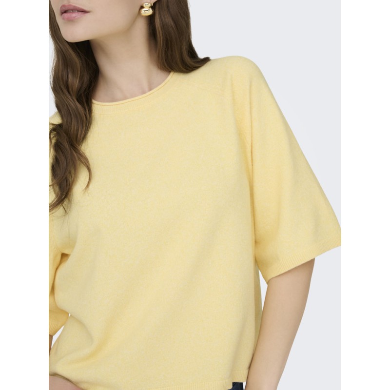 ONLY Loyal 2/4 Strik Pullover - Sunlight