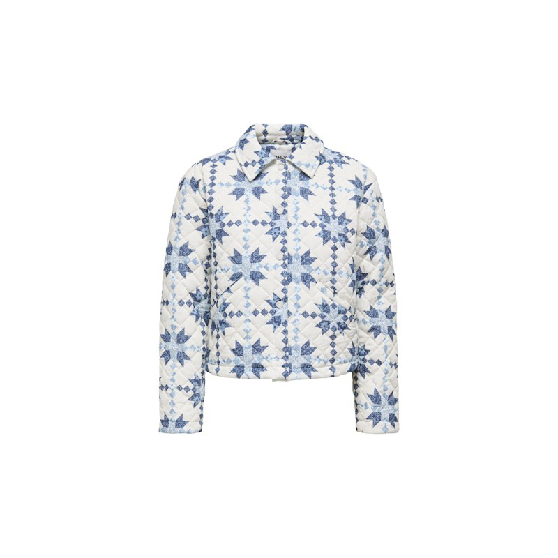 ONLY Biana Quilt Jakke - Vaporous Gray