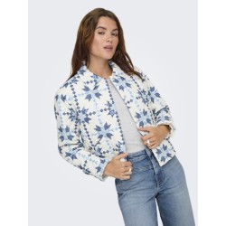 ONLY Biana Quilt Jakke - Vaporous Gray