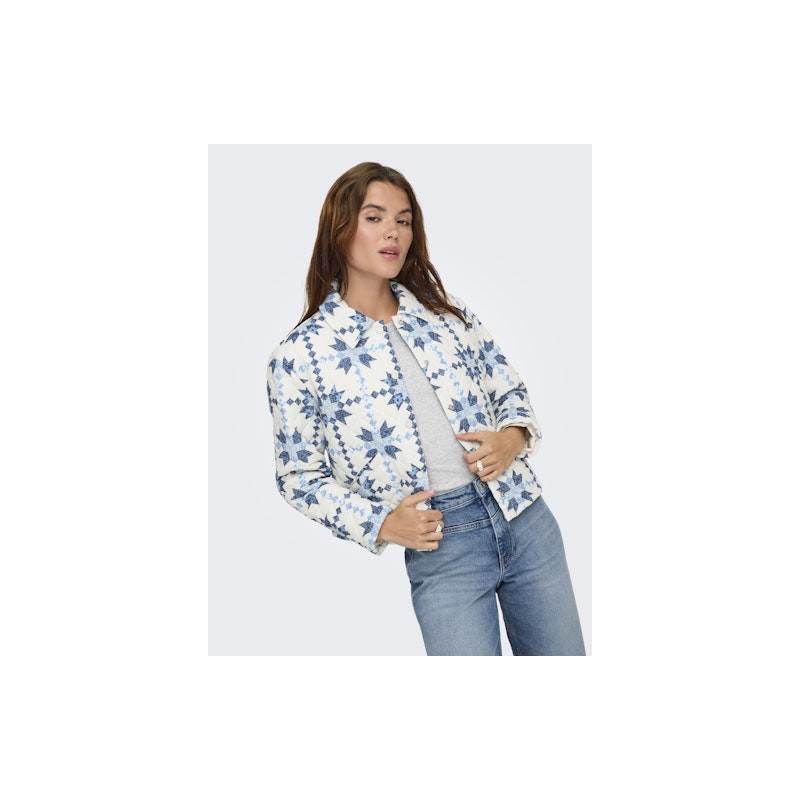 ONLY Biana Quilt Jakke - Vaporous Gray