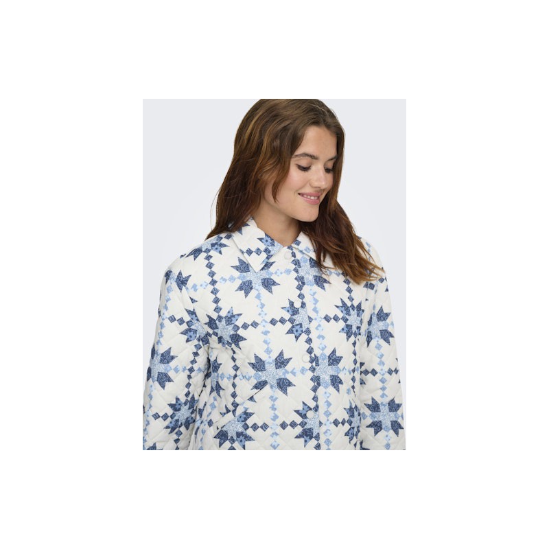 ONLY Biana Quilt Jakke - Vaporous Gray