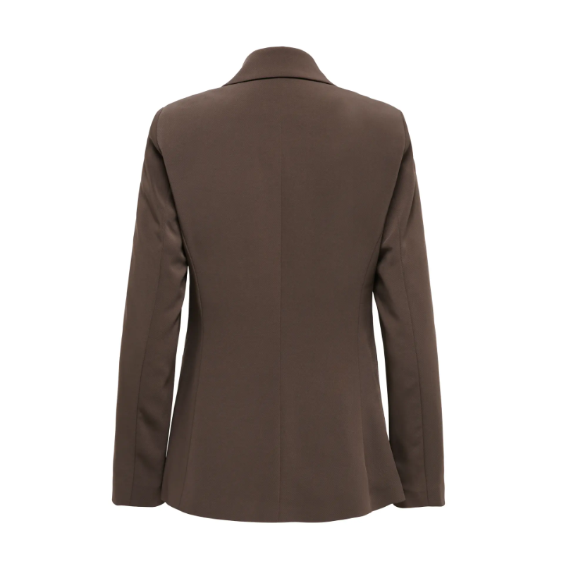ONLY Dove L/S Fit Blazer - Chocolate Martini