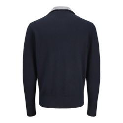 JACK & JONES Beaton Half zip Strik - Sky Captain