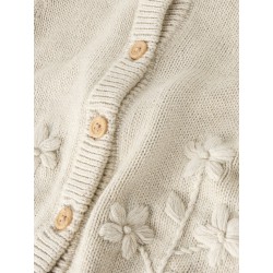 NAME IT Baby Toana L/S Strik Cardigan - Peyote Melange