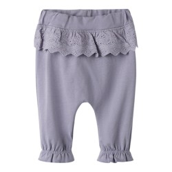 NAME IT Baby Troja Bukser - Lavender Gray