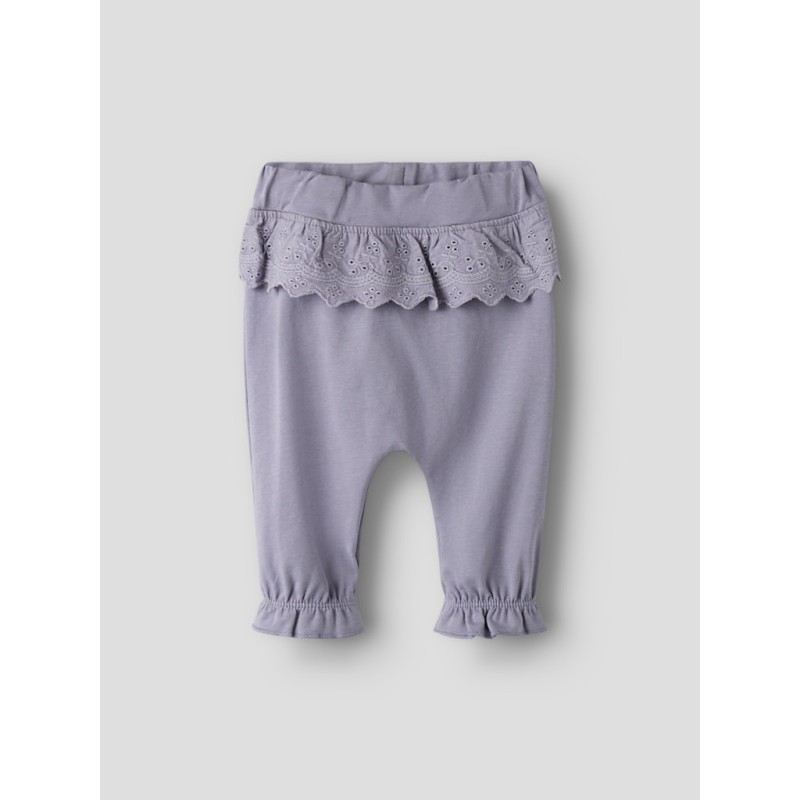 NAME IT Baby Troja Bukser - Lavender Gray