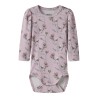 NAME IT Baby Teane L/S Bodystocking - Dawn Pink
