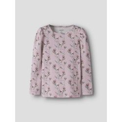 NAME IT Mini Teane L/S Slim Bluse - Dawn Pink