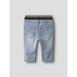 NAME IT BABY Silas Slim Sweat Jeans 7025 - Blue Denim
