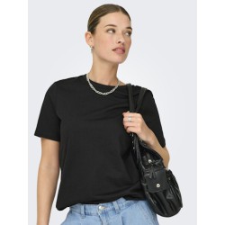 ONLY Freja Luxe T-Shirt - Sort
