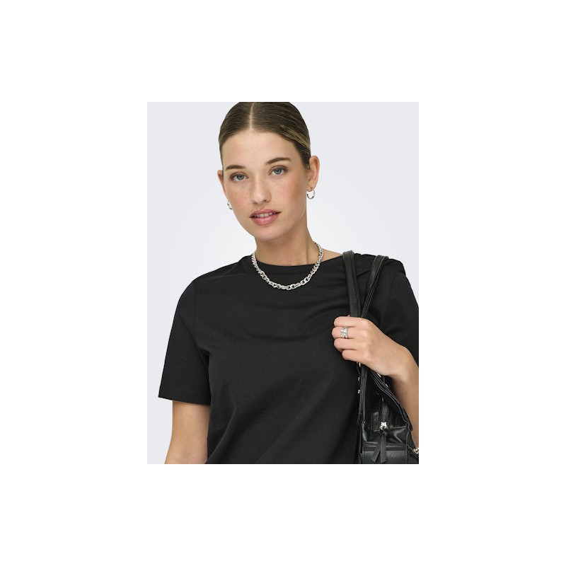 ONLY Freja Luxe T-Shirt - Sort