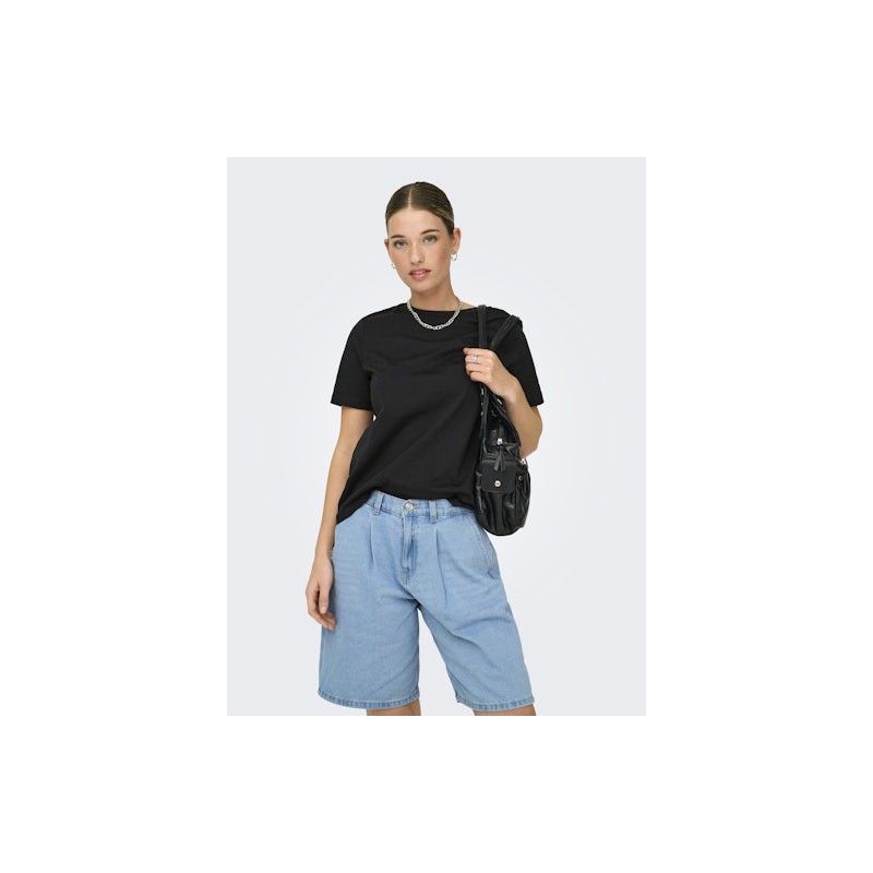 ONLY Freja Luxe T-Shirt - Sort
