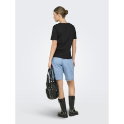 ONLY Freja Luxe T-Shirt - Sort