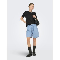 ONLY Freja Luxe T-Shirt - Sort
