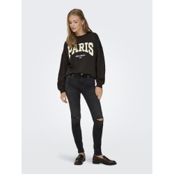 JDY Mesa langærmet sweatshirt - Ganache