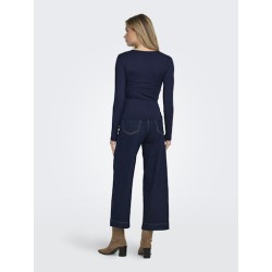 ONLY Lone L/S 'Knude' Top - Night Sky