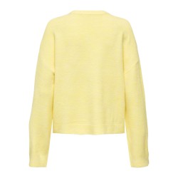 ONLY Simoni  L/S O-Neck Pullover - Mellow Yellow