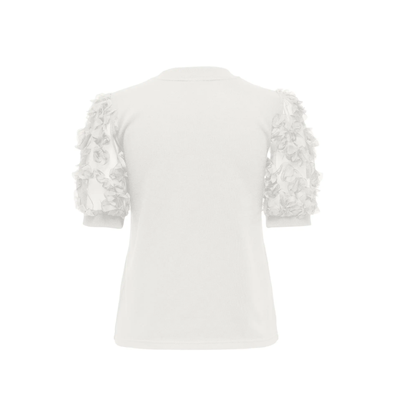 JDY Fairview Sweat Top - Cloud Dancer