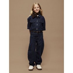 NAME IT Kis Bella Ballon Jeans - Dark Blue denim