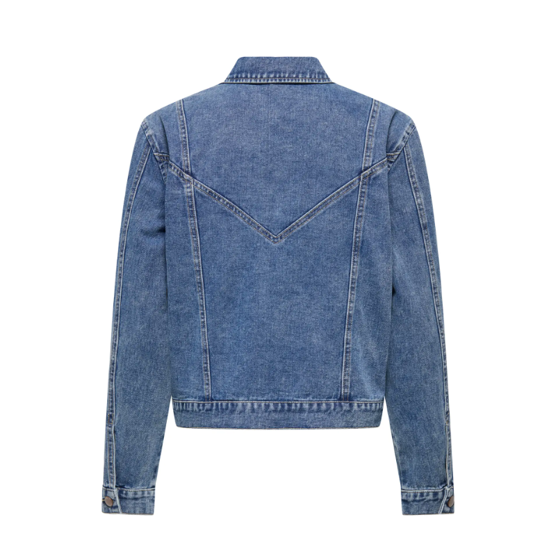 ONLY Kennedy L/S Denim Jakke - Medium Blue Denim