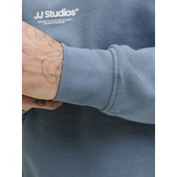 JACK & JONES PLUS Soho Sweatshirt Med Lynlås - Blue Mirage