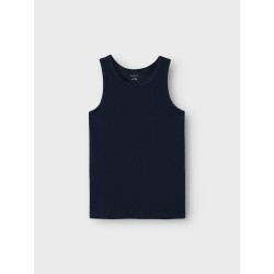 NAME IT Mini/Kids Tank Top 2-Pak Football - Dark Denim