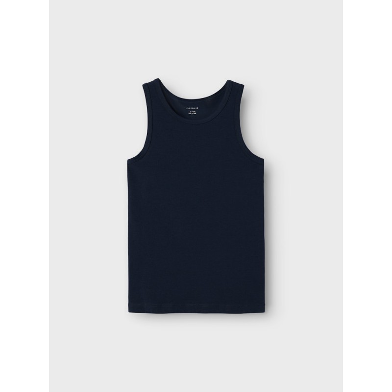NAME IT Mini/Kids Tank Top 2-Pak Football - Dark Denim