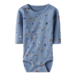 NAME IT Baby Bocar L/S Bodystocking - Endless Sky