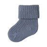 NAME IT Baby Nobbu Rib Strik Sokker - Endless Sky