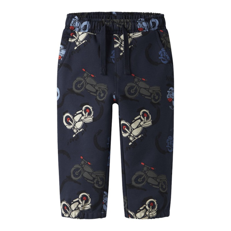 NAME IT Mini Brett Motorcycle Sweatpants - Navy Blazer