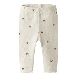NAME IT Baby Berries Leggings - Peyote Melange