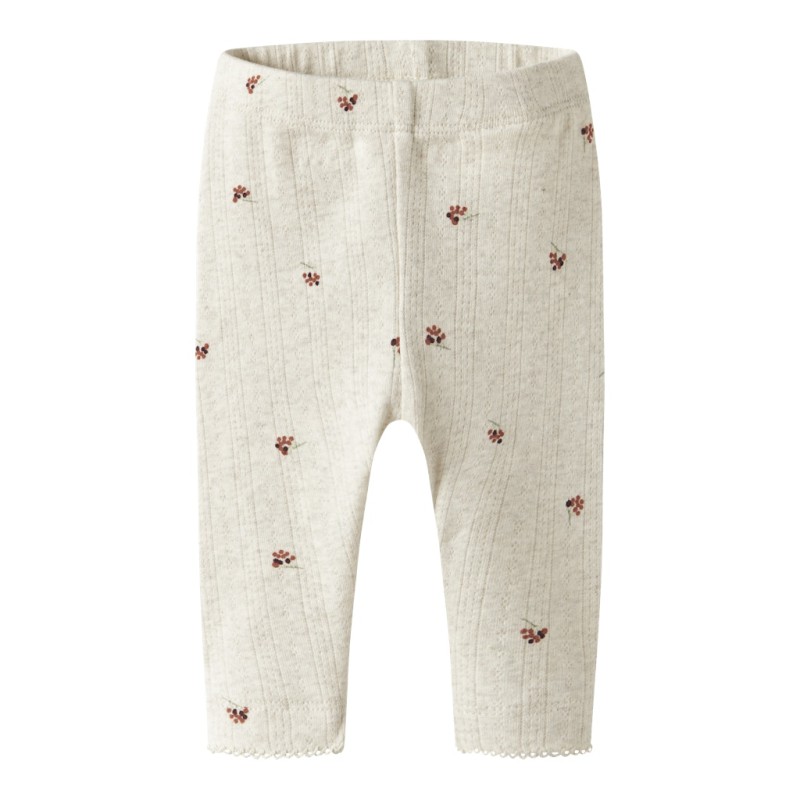 NAME IT Baby Berries Leggings - Peyote Melange