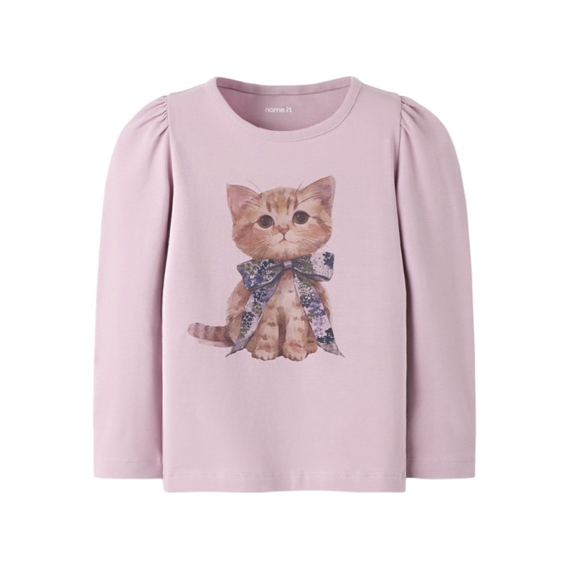 NAME IT Mini Boloras L/S Top - Dawn Pink