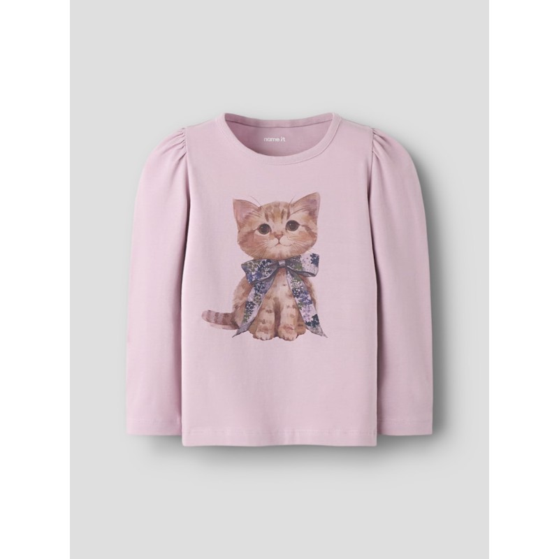 NAME IT Mini Boloras L/S Top - Dawn Pink