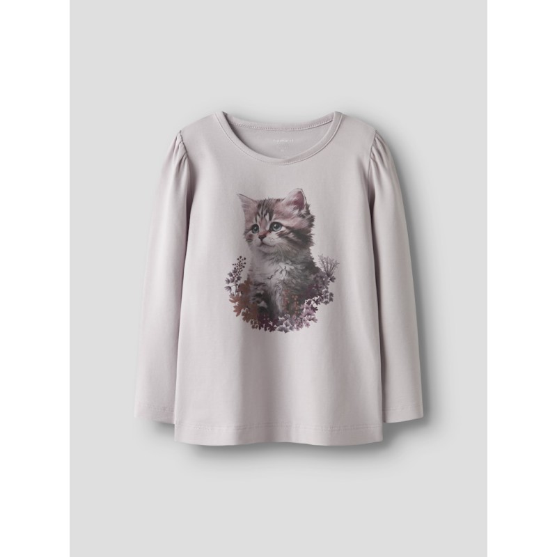 NAME IT Mini Boloras L/S Top - Lilac Marble