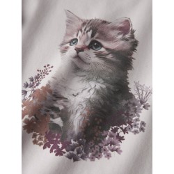 NAME IT Mini Boloras L/S Top - Lilac Marble