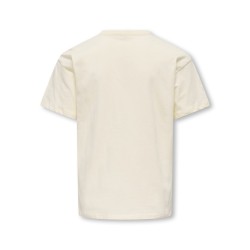 KDIS ONLY Carina S/S Løs Print T-shirt - Tofu
